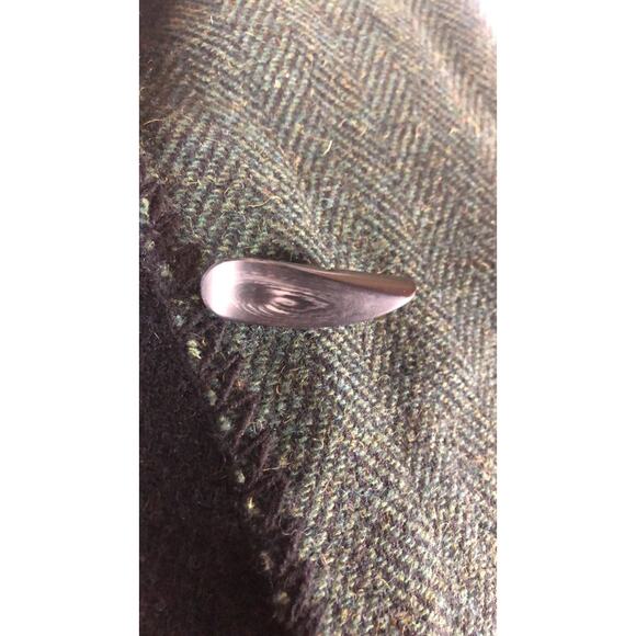 NWT Marsh landing hooded jacket/ cardigan in green herringbone size medium - Picture 13 of 13